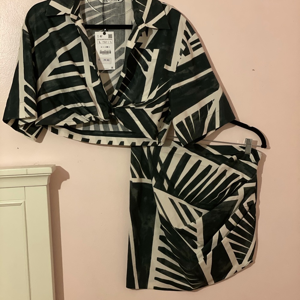 Zara two piece set, sold together or separate.